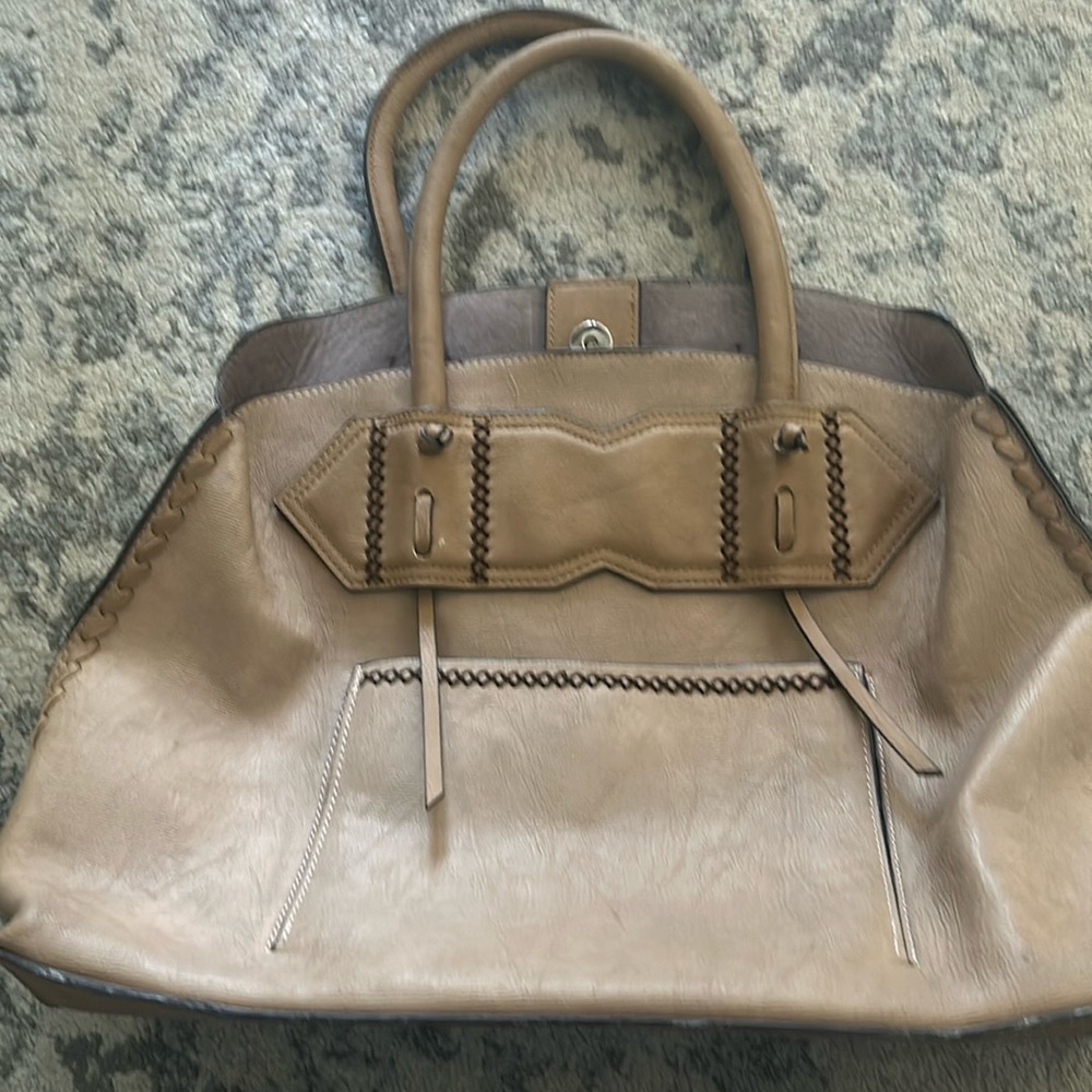 Danielle Nicole light brown tote great condition